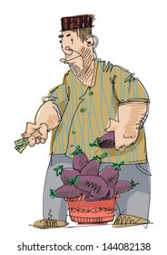 vendor - cartoon