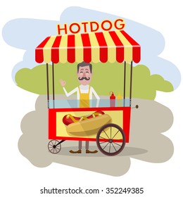 vendor hot-dogs