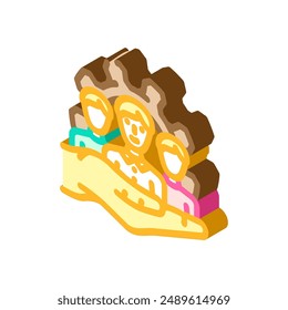 vendor management business process isometric icon vector. vendor management business process sign. isolated symbol illustration