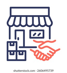 Vendors Icon Element for Design