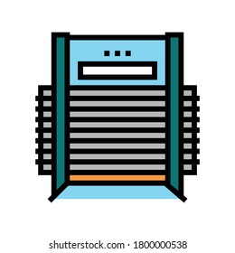 veneer dryer machine color icon vector. veneer dryer machine sign. isolated symbol illustration