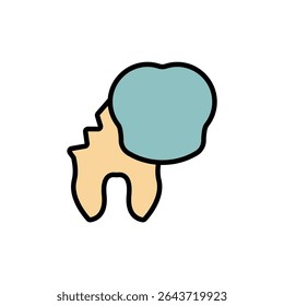 veneer icon collection .design style with background