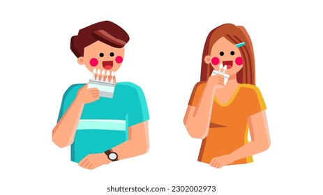 veneers dental vector. dentist dentistry, denture veneer, clinic oral, medical medicine, care smile veneers dental character. people flat cartoon illustration