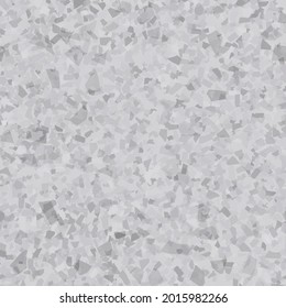 Resumen veneciano de textura sin inconvenientes. Fondo de Piedra de mosaico gris. Color Terrazzo Material Moderno. Patrón italiano de Marble Home. Diseño italiano del vector Terrazzo. Impresión Irregular sin foco de cristal. Arte del suelo