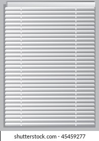 A venetian blinds. vector illustration