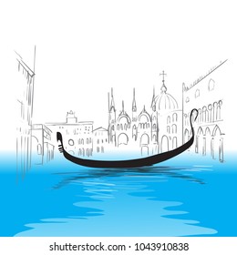 Royalty Free Venice Gondola Drawing Stock Images Photos Vectors