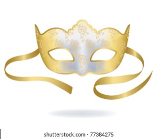 Venetian Gold Carnival mask.