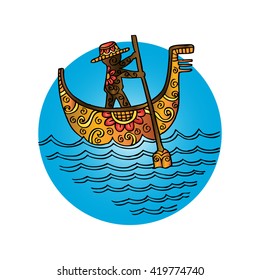 Venetian gondola vehicle decorative style