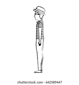 venetian gondolier traditional icon
