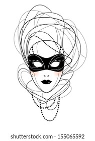Venetian mask