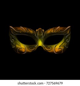 Venetian mask background vector