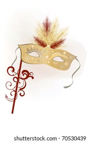 venetian mask - vector