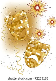venetian mask - vector
