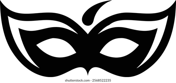 Venetian Mask Vector Clipart - Intricate and Elegant Vector Illustration