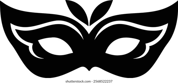 Venetian Mask Vector Clipart - Intricate and Elegant Vector Illustration