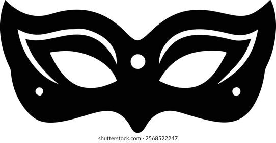 Venetian Mask Vector Clipart - Intricate and Elegant Vector Illustration