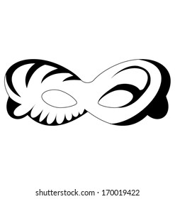 venetian masks  tiger pattern
