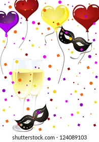 Venetian party - vector