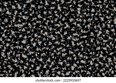 Venetian Seamless Pattern. Stone Abstract Print Vector Terrazzo Italian Design. Gray Mosaic Glass Background. Marble Wall Italian Texture. Terrazzo Floor Modern Texture. Floor Abstract Irregular Art.