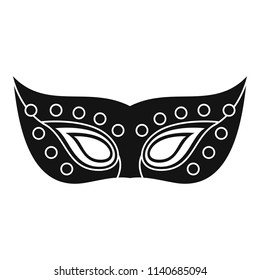 Venezia mask carnival icon. Simple illustration of venezia mask carnival vector icon for web design isolated on white background