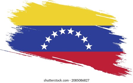 Venezuela flag with grunge texture