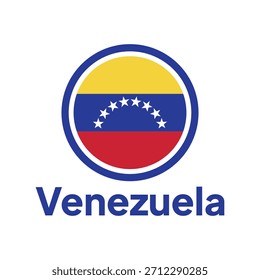 Venezuela Fahne, Vektorsymbol Design. Venezuela-Flagge. Venezuela-Flagge
