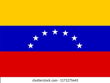 Venezuela flag vector illustration