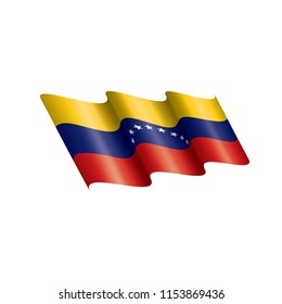 Venezuela flag, vector illustration on a white background