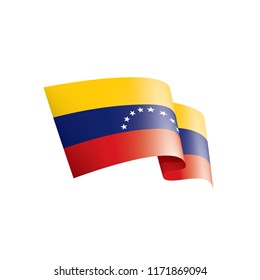 Venezuela flag, vector illustration on a white background