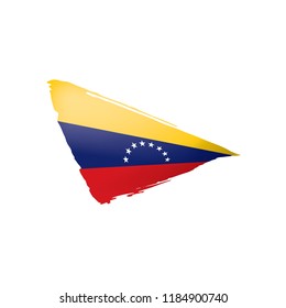 Venezuela flag, vector illustration on a white background.