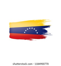 Venezuela flag, vector illustration on a white background.