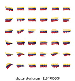 Venezuela flag, vector illustration on a white background.
