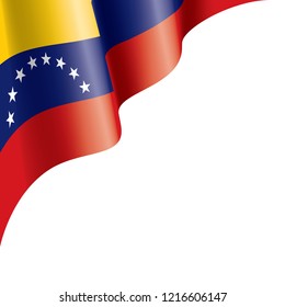 Venezuela flag, vector illustration on a white background