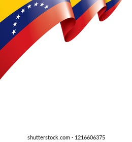 Venezuela flag, vector illustration on a white background