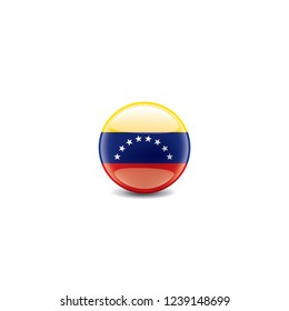 Venezuela flag, vector illustration on a white background