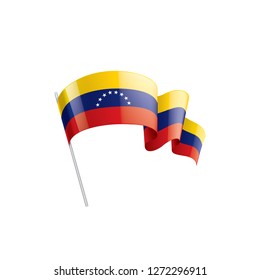 Venezuela flag, vector illustration on a white background