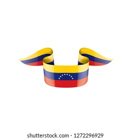 Venezuela flag, vector illustration on a white background