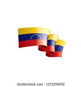 Venezuela flag, vector illustration on a white background