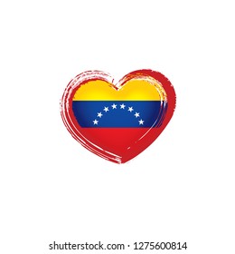 Venezuela flag, vector illustration on a white background
