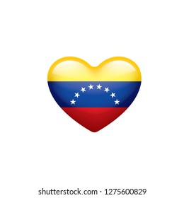 Venezuela flag, vector illustration on a white background