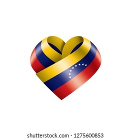 Venezuela flag, vector illustration on a white background
