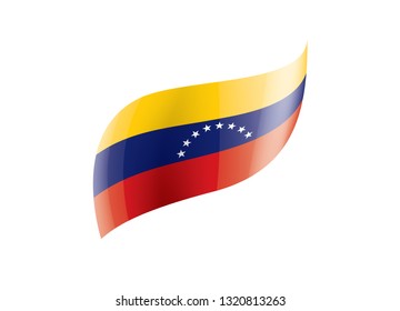 Venezuela flag, vector illustration on a white background