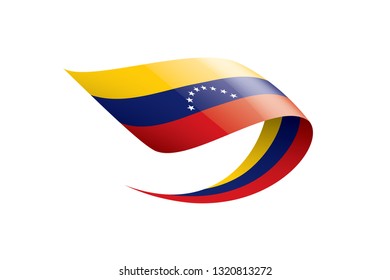 Venezuela flag, vector illustration on a white background