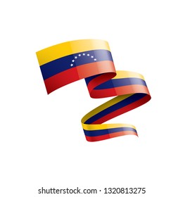 Venezuela flag, vector illustration on a white background