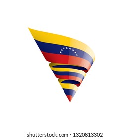 Venezuela flag, vector illustration on a white background