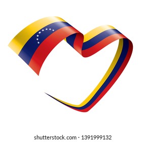 Venezuela flag, vector illustration on a white background