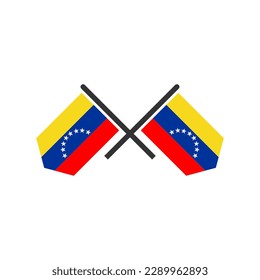 Venezuela flags icon set, Venezuela independence day icon set vector sign symbol