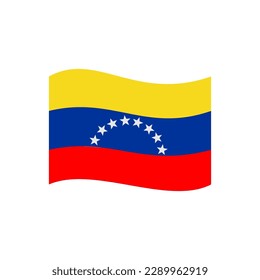 Venezuela Flaggen Symbol gesetzt, Venezuela Unabhängigkeitstag Symbol gesetzt Vektorsymbol
