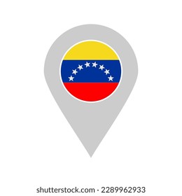 Venezuela flags icon set, Venezuela independence day icon set vector sign symbol