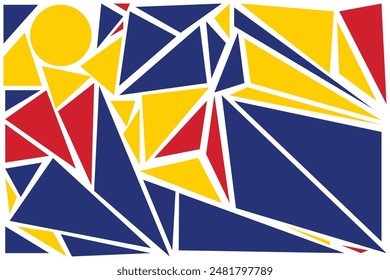 Venezuela Independence Day Celebration Abstract Background Landscape Shape for your graphic resource